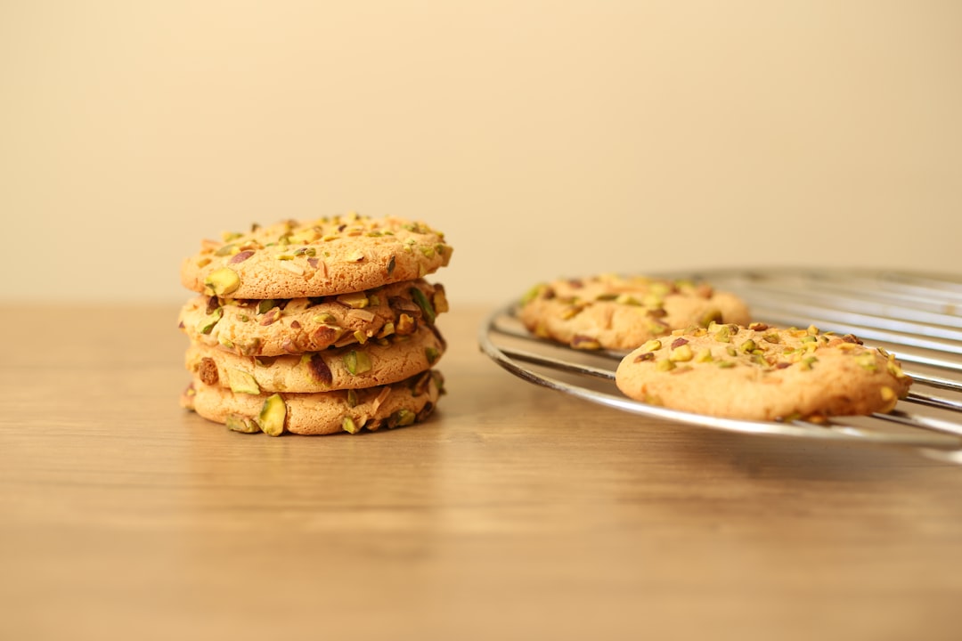 Photo cookies with almonds