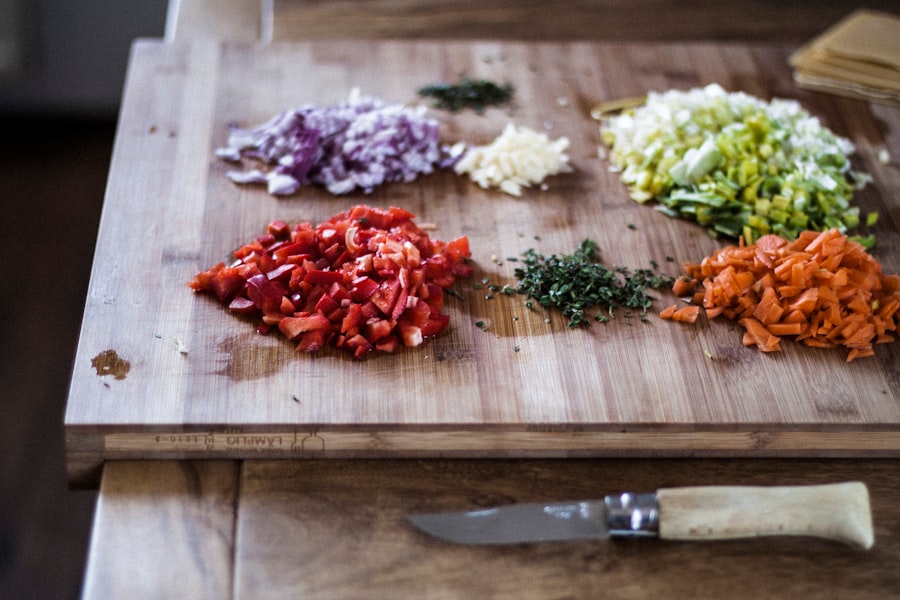 Photo order of cooking ingredients