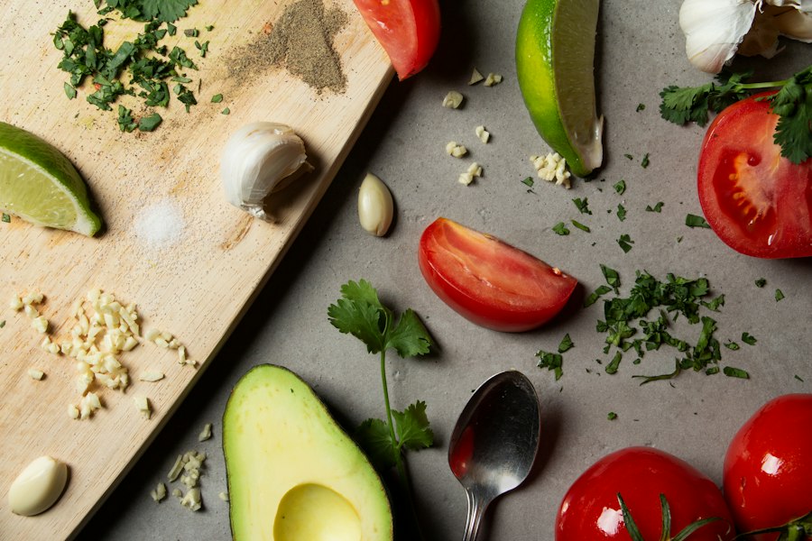Photo vegetarian cooking